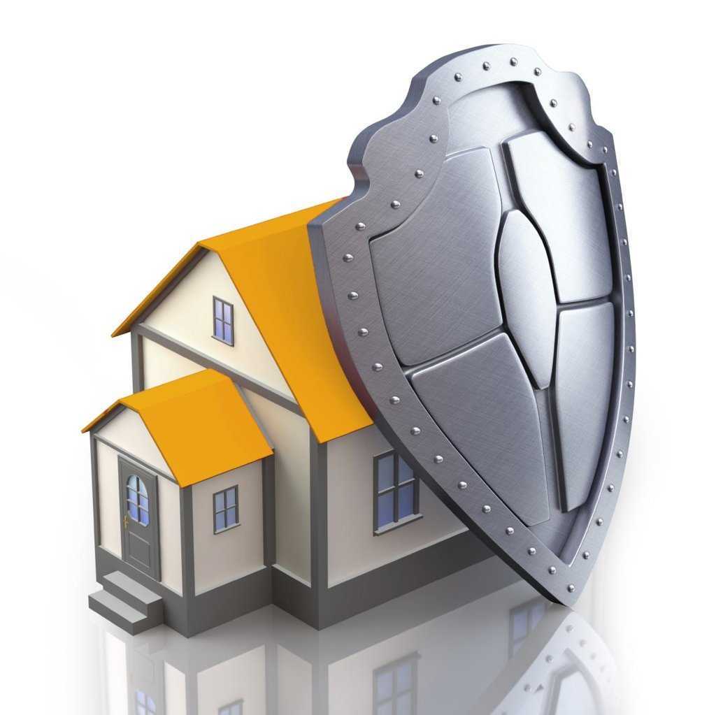 A shield and a secure house representing senior final expense protection